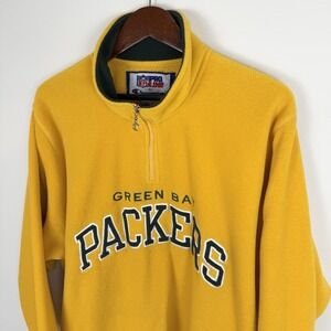 Vintage 90s Green Bay Packers NFL Pro Line Champion Fleece Pullover Mens XL